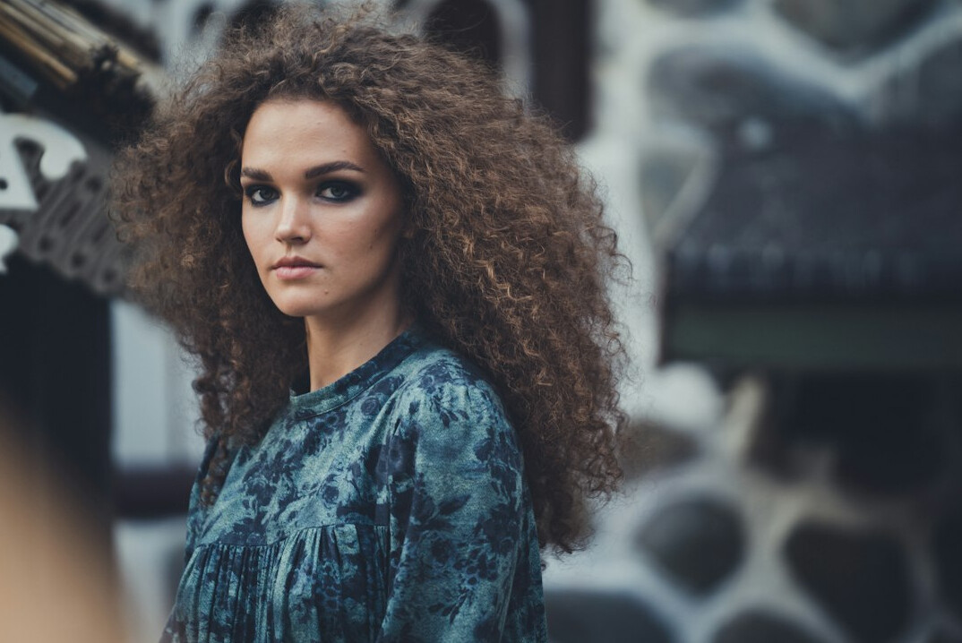 Portrait of a young Danish woman from Esbjerg
