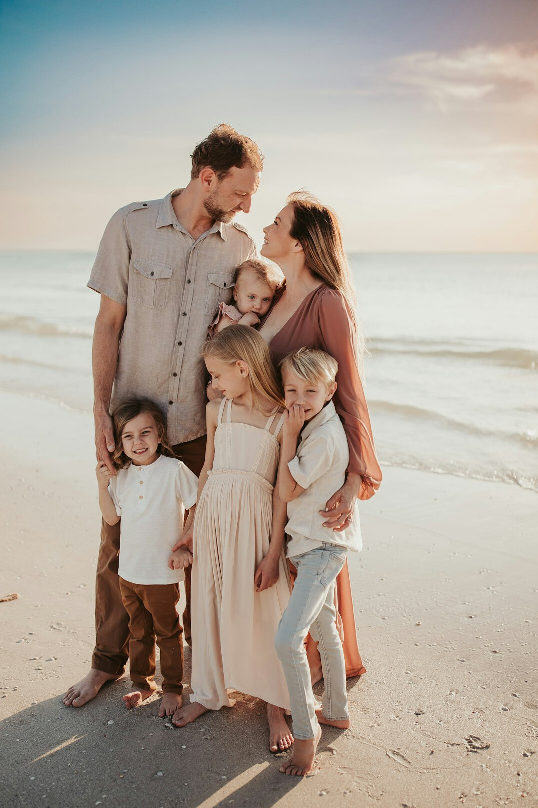 danish family beach day
